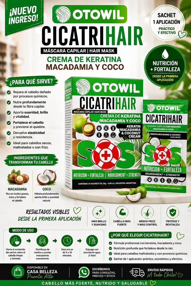 CICATRIHAIR SOS Macadamia & Coco Formato sachet