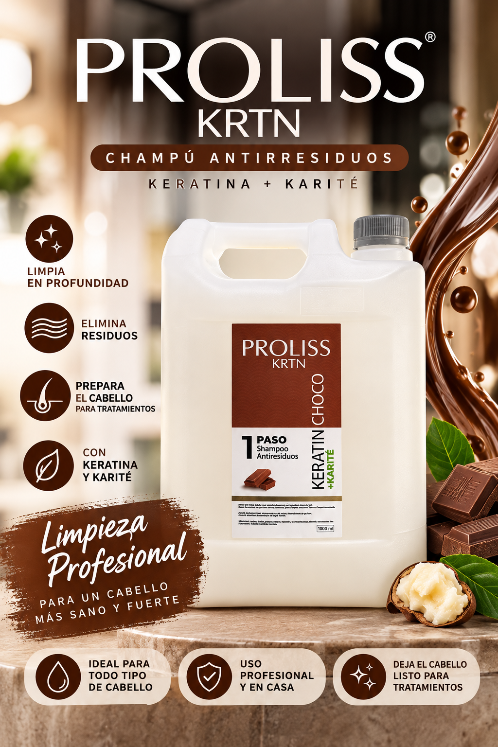 Shampoo antiresiduos 5 litros