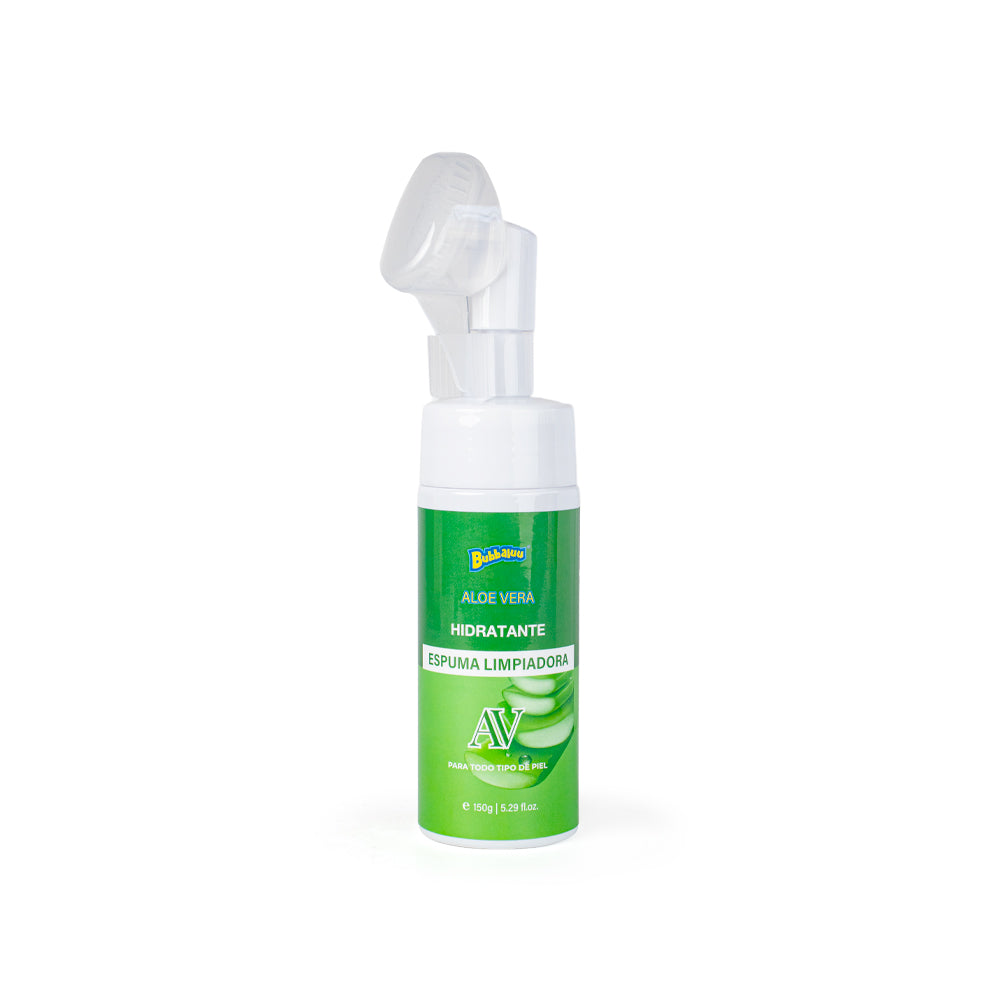 Espuma de Limpieza Facial Aloe Vera De Bubbaluu 150 ml