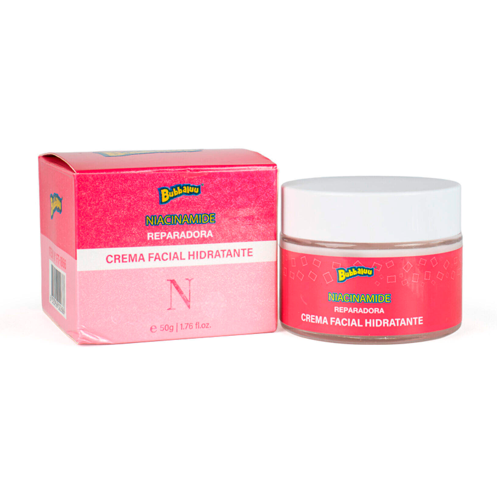 Crema Facial Niacinamide Bubbaluu 50g
