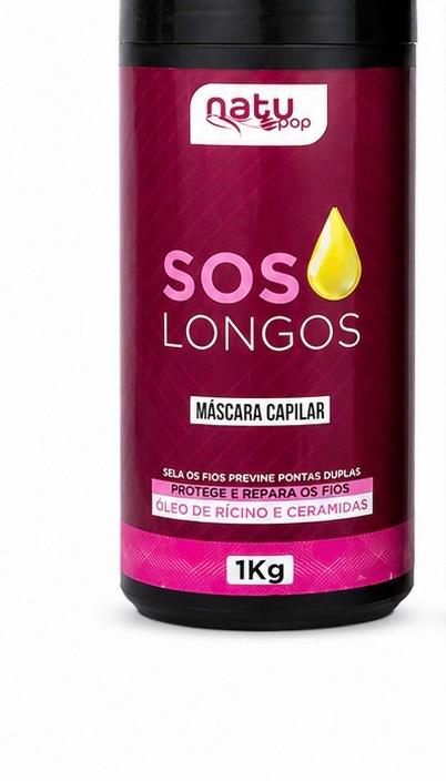 Natupop Máscara SOS Longos – Repara y fortalece el cabello largo