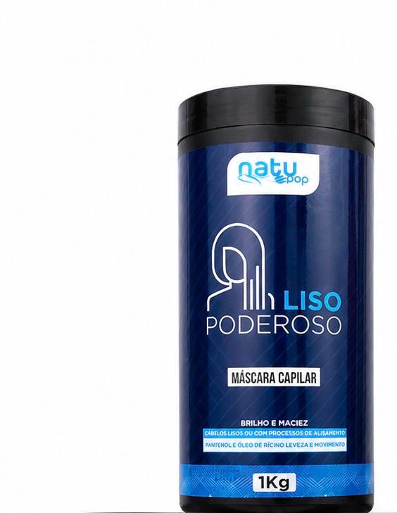 Natupop Máscara Liso Poderoso – Alisado y control frizz para cabello liso