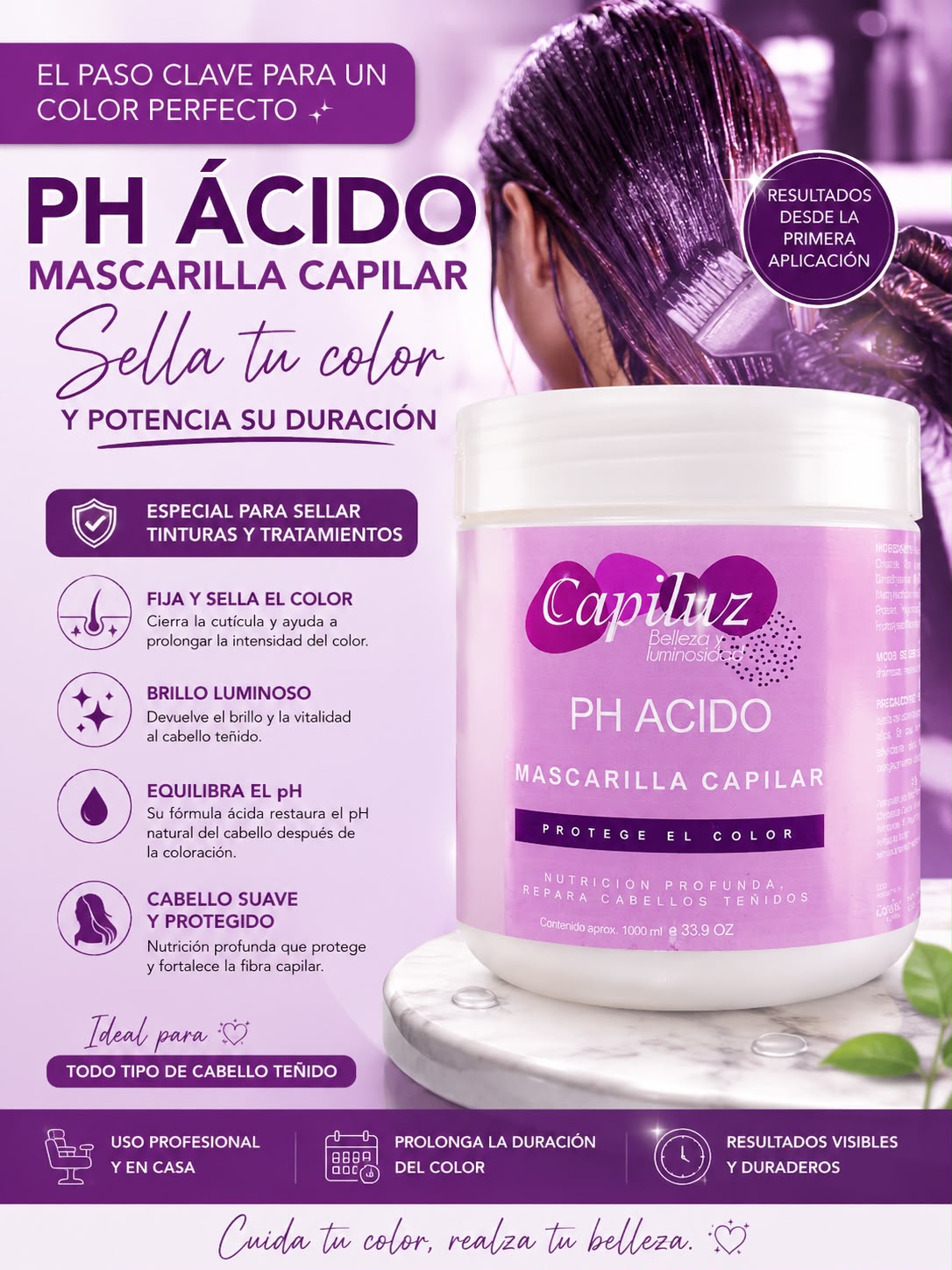 ✨ ¡Sella tu color y prolonga su intensidad! 💜