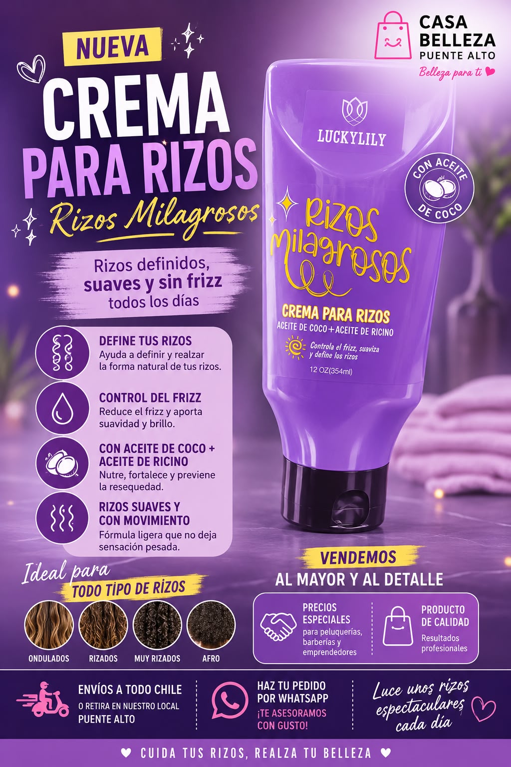 Dale a tus rizos el cuidado que se merecen!