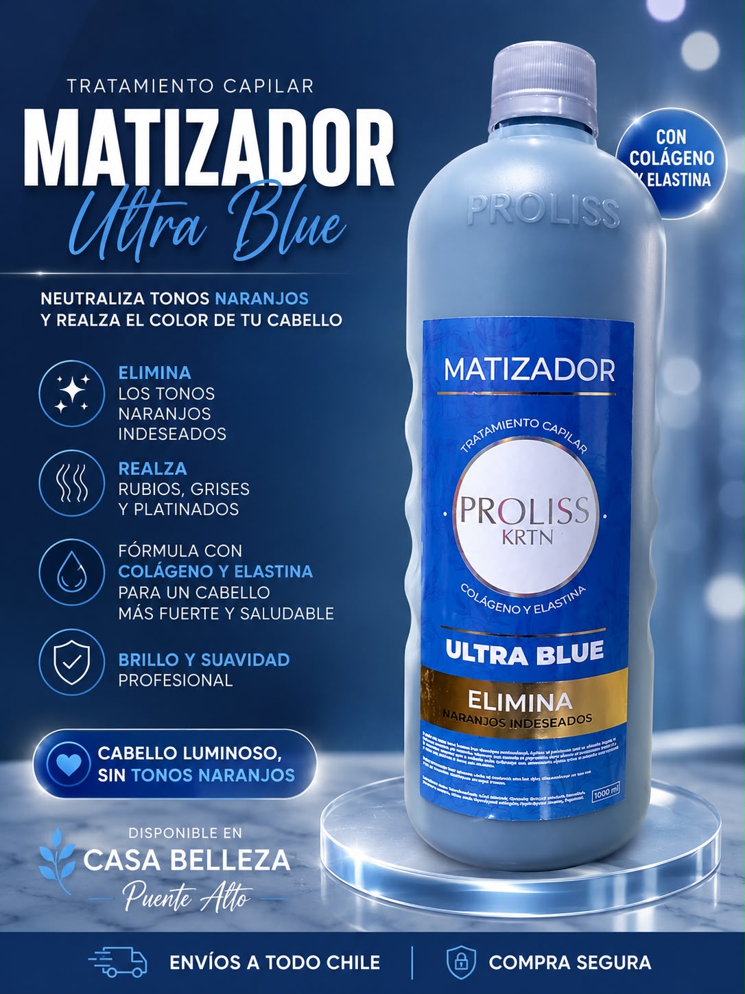 Matizador Azul Proliss litro