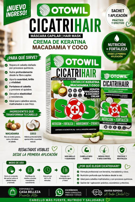 CICATRIHAIR SOS Macadamia & Coco Formato sachet