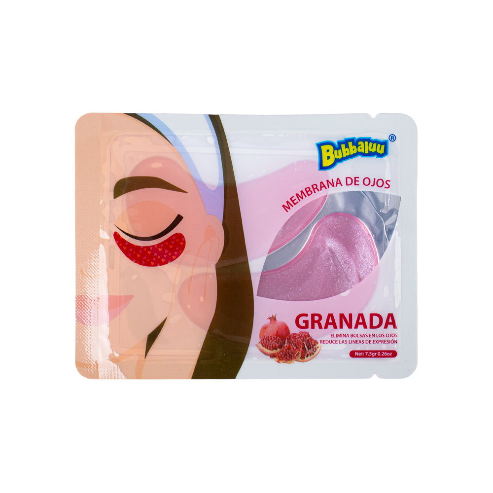 10 parches Para Ojeras Hidratante Bubbaluu Frutas surtido