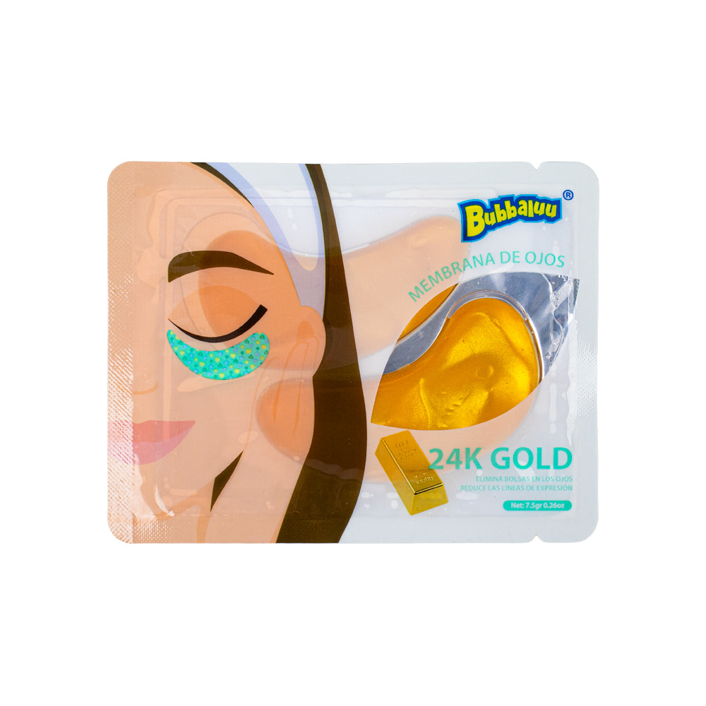 10 parches Para Ojeras Hidratante Bubbaluu Frutas surtido