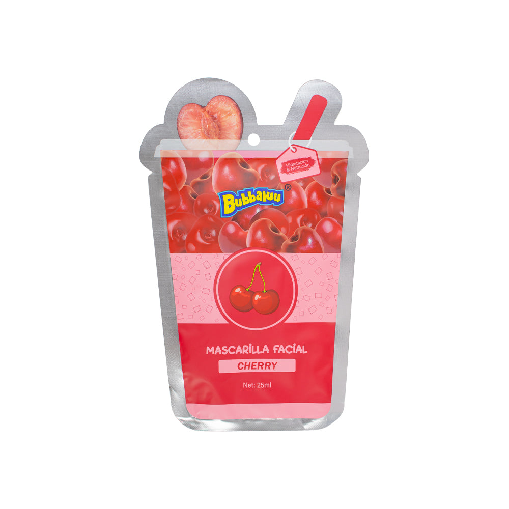 10 Mascarillas Facial Bubbaluu Frutas Skin Care surtidas