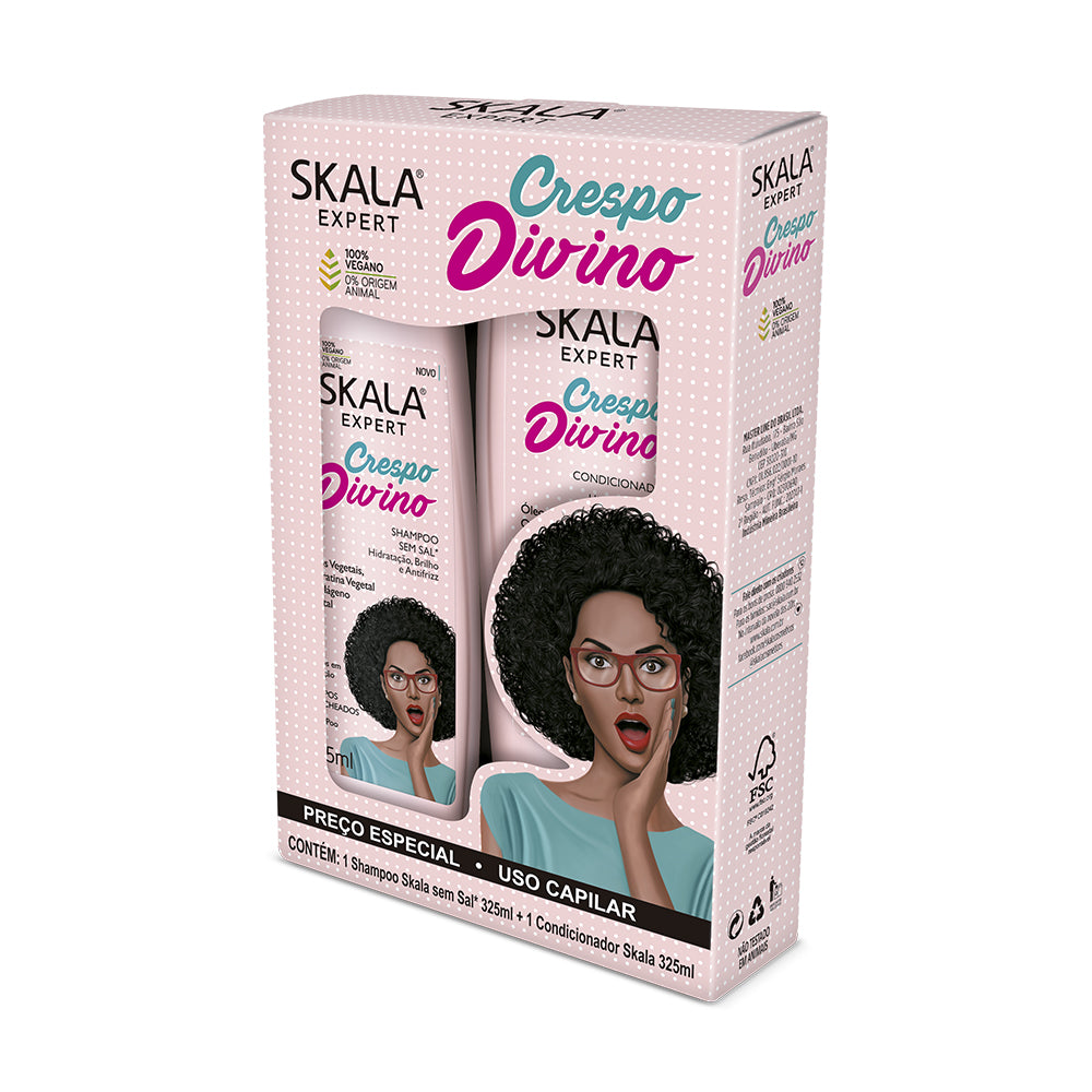 Kit Shampoo y Acondicionador Crespo Divino