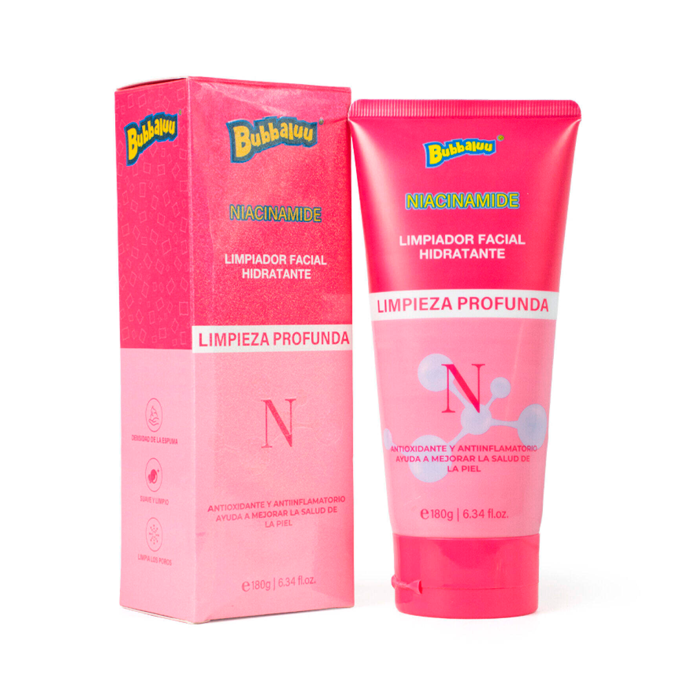 Limpiador Facial Niacinamide Bubbaluu 180g