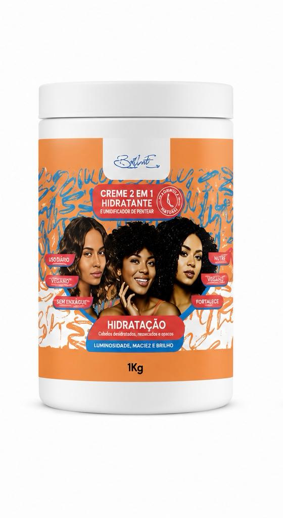 Crema 2 en 1 Hidratante 1 Kg – Acondicionador y máscara: hidratación doble