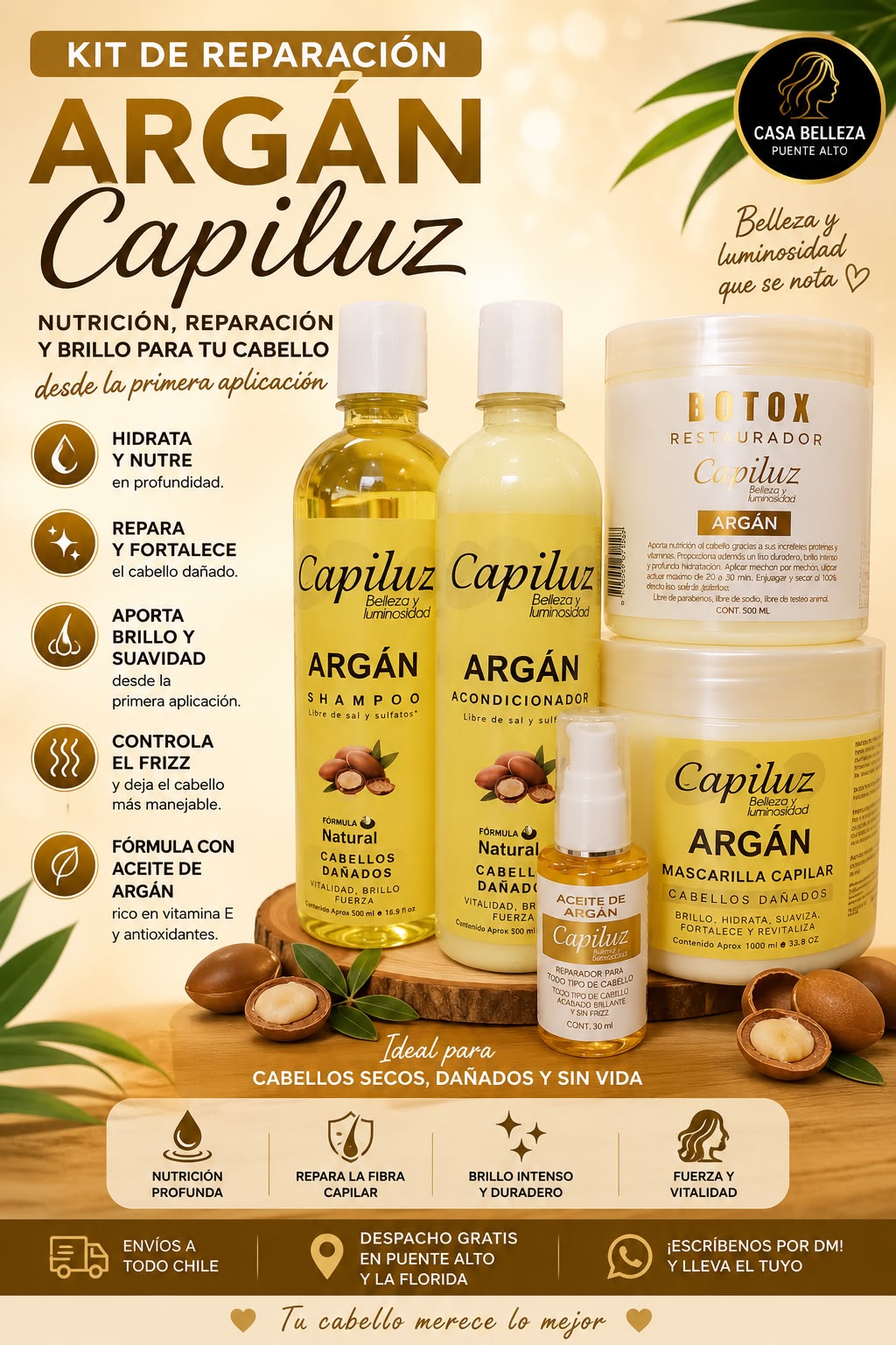 Kit de Argan reparación capilar