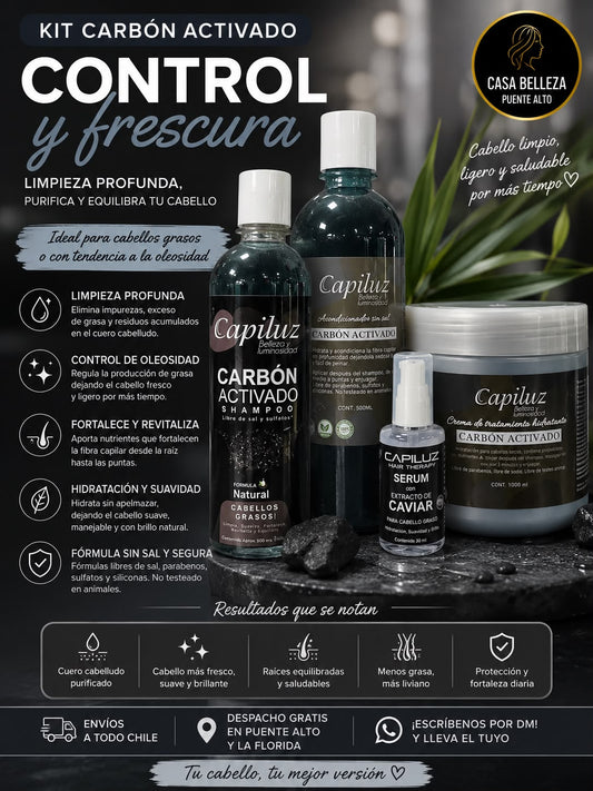 Purifica tu cabello y controla la grasa desde la raíz!