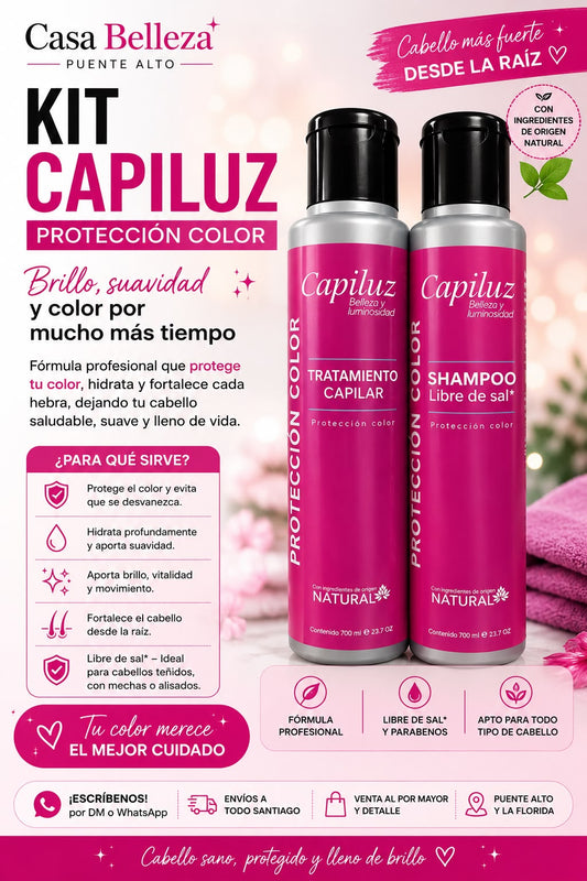 Shampoo y acondicionador Proteccion Color Capiluz