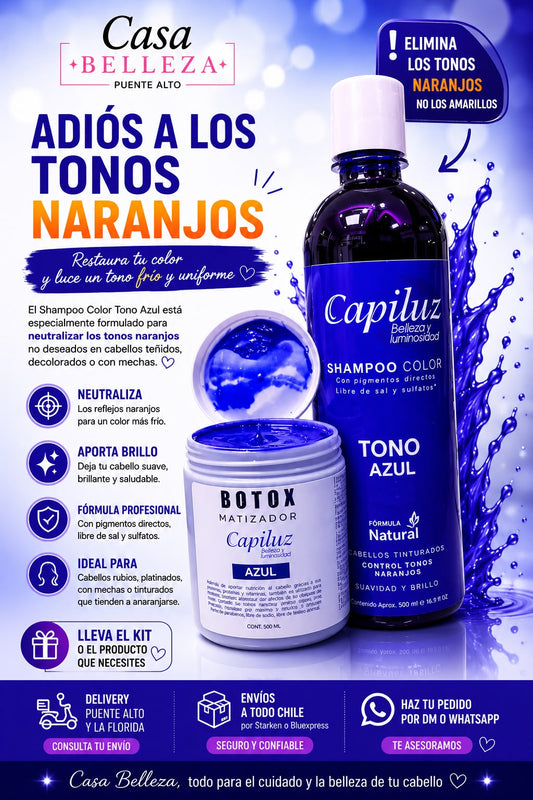 pack AZUL capiluz