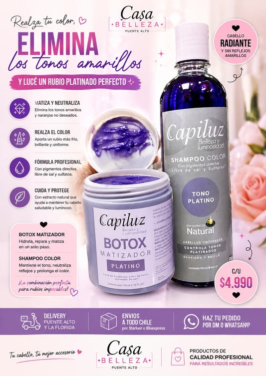 Pack PLATINO capiluz