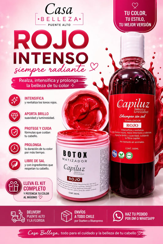 Pack ROJO capiluz