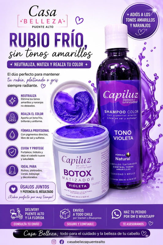 Pack VIOLETA capiluz