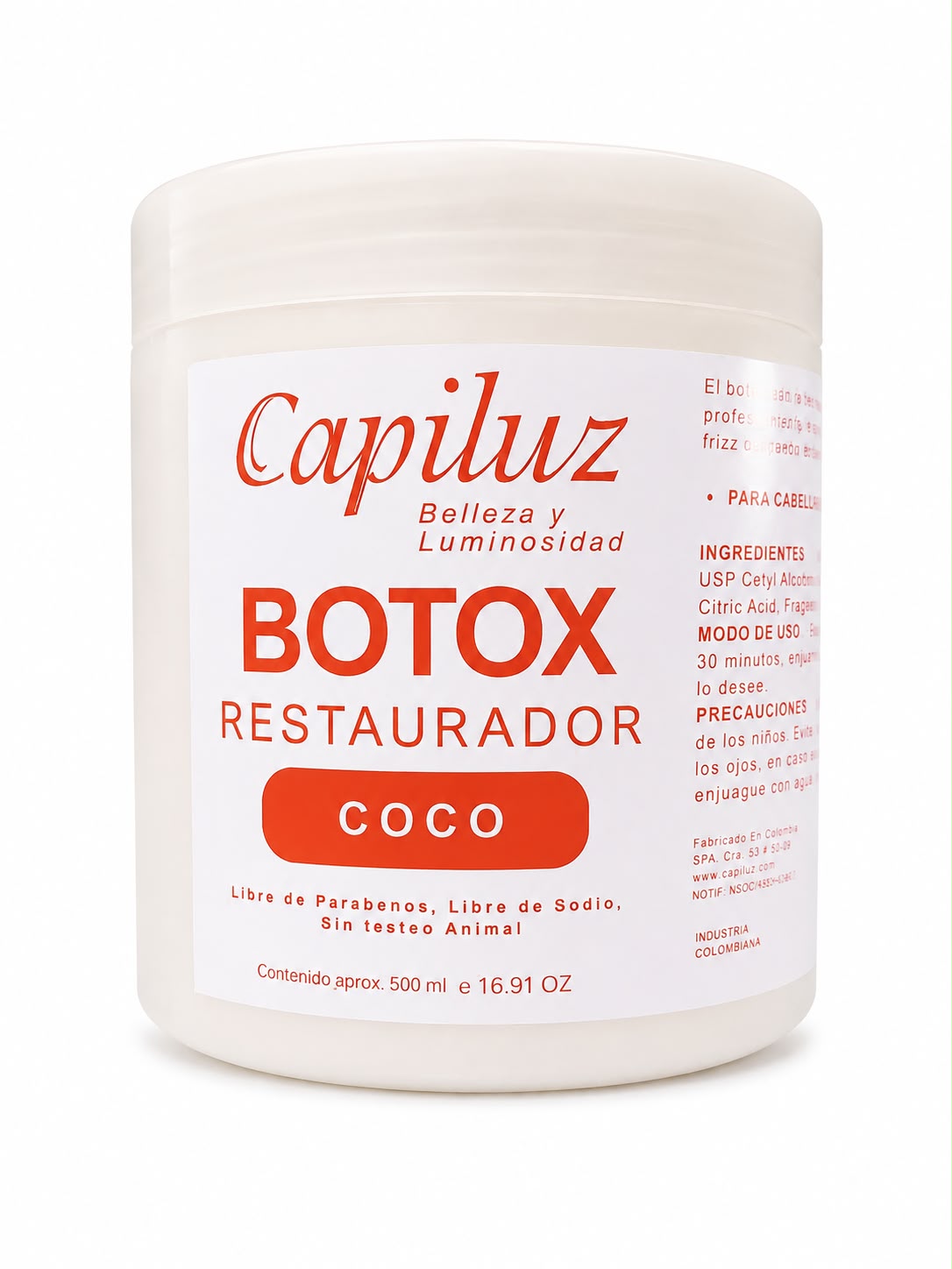 Botox restaurador de coco