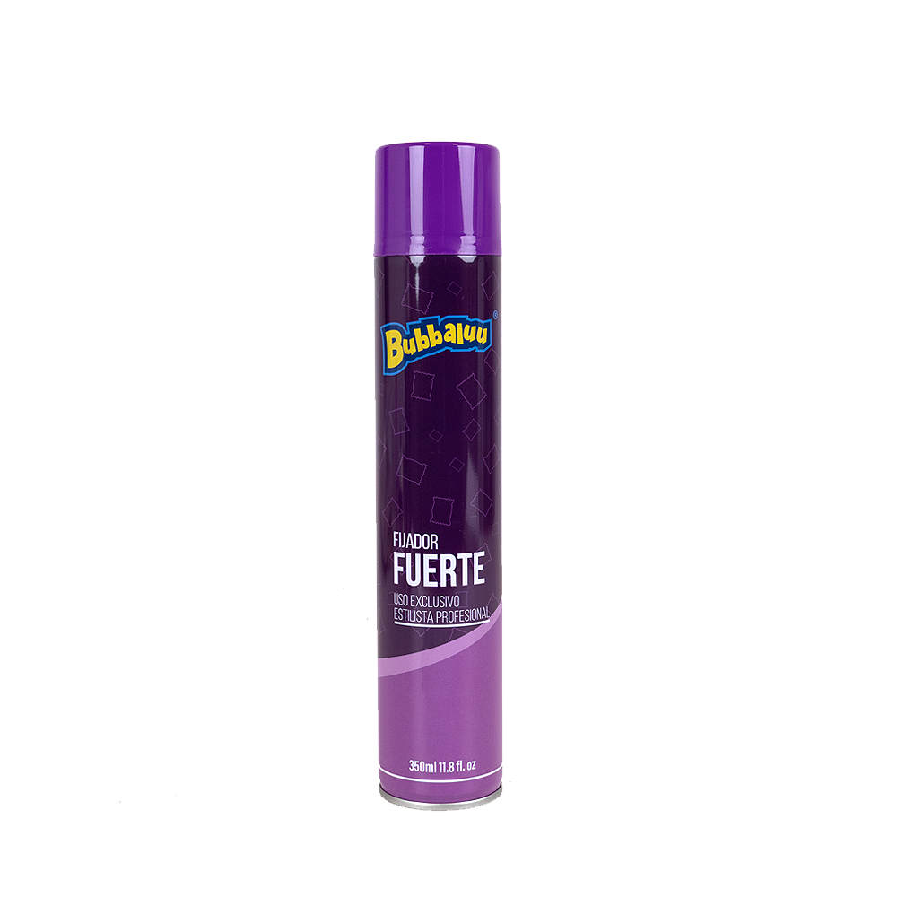 Laca Fijador Fuerte Bubbaluu Profesional Estilista 350ml